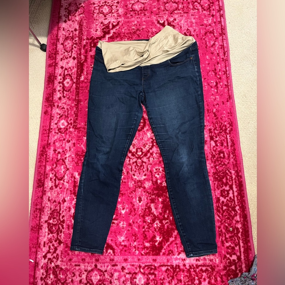LOFT maternity Jean- full belly coverage- size 14r
